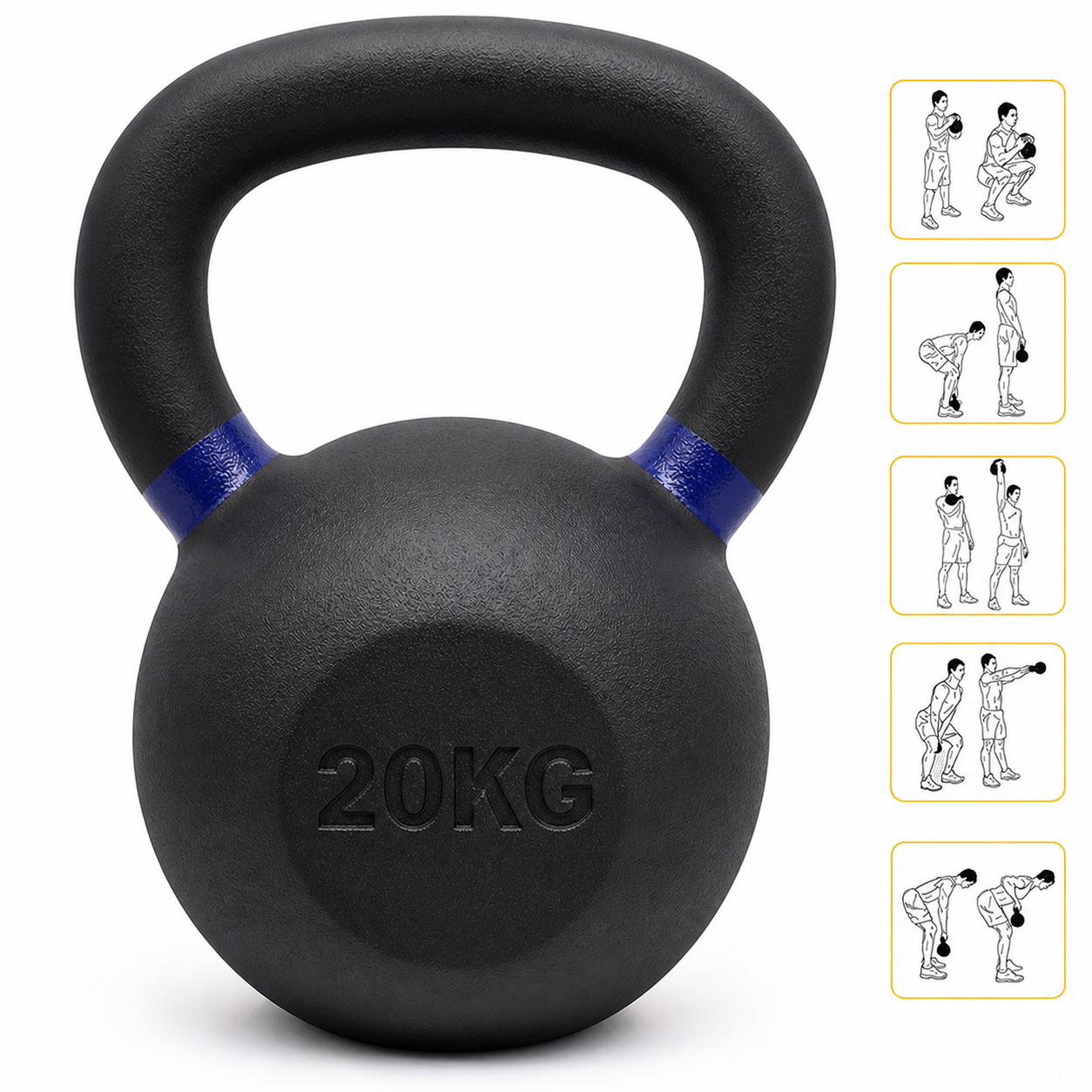 MANCUERNA RUSA 20 KG — Mancuerna Profesional de Alto Rendimiento | iFocus Fit