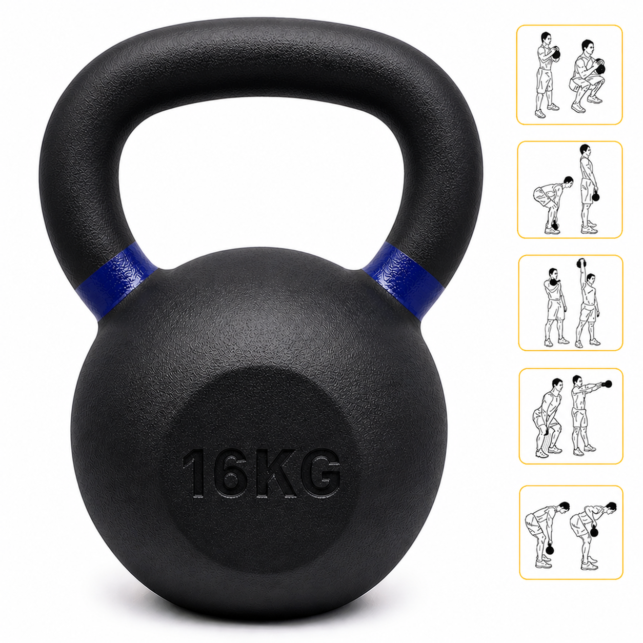 MANCUERNA RUSA 16 KG — Mancuerna Profesional de Alto Rendimiento | iFocus Fit