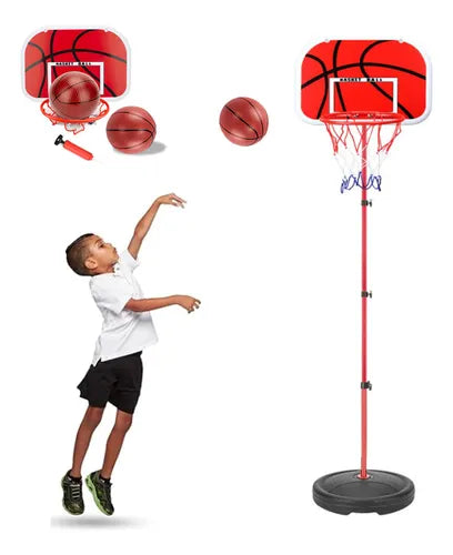 Set Canasta de Basquetbol 1.7 m — Aro Portátil con Base Estabilizadora | iFocus Fit