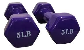 Mancuerna Vinilo 5 Libras — Agarre Pro-Grip | iFocus Fit
