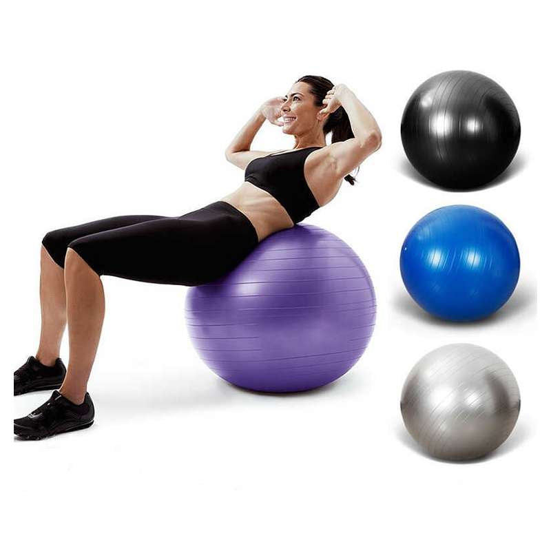 Pelota Yoga Inflable 75 cm g — Fitball Anti-explosión para Estatura Alta | iFocus Fit