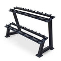 Rack 2 Niveles Para 12 Mancuernas — Organizador Profesional | iFocus Fit