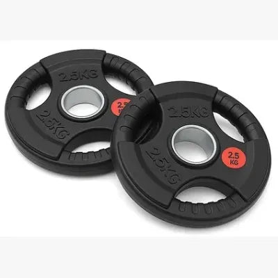 Disco Olímpico con Agarre Ergonómico — Caucho de Alta Resistencia | iFocus Fit