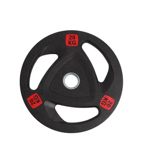Disco Olímpico con Agarre Ergonómico — Caucho de Alta Resistencia | iFocus Fit