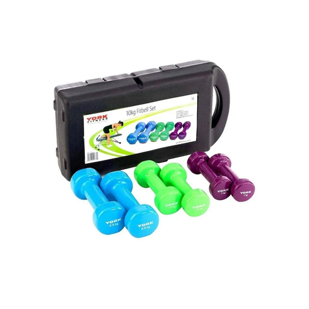 Set Mancuernas Hexagonales de Caucho | iFocus Fit