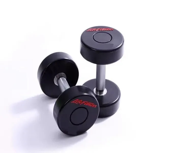 Mancuerna Fija Revestimiento PU 7.5kg Lf — Grado Profesional | iFocus Fit