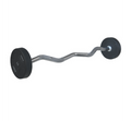 Barra Curveada EZ de Peso Fijo 20Kg — Agarre Ergonómico | iFocus Fit
