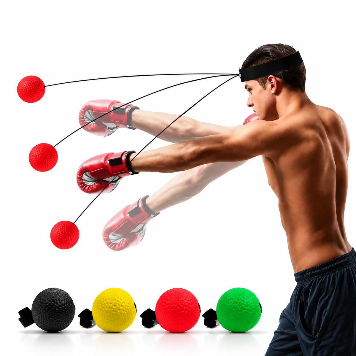 Bola de Entrenamiento Indoor — Reflejos y Coordinación Ojo-Mano | iFocus Fit