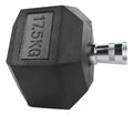 MANCUERNA ENCAUCHETADA 17.5KG (HEXAGONAL) — Mancuerna Profesional de Alto Rendimiento | iFocus Fit