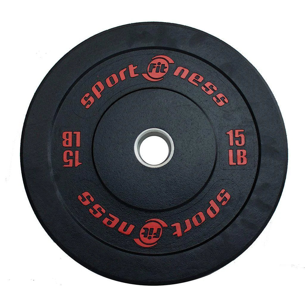 DISCO OLIMPICO EN CAUCHO 2PUL -15LB FPL-R-506 — Disco Recubierto Profesional | iFocus Fit