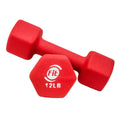 MANCUERNA EN NEOPRENO 12LB (HEXAGONAL) HA — Mancuerna Profesional de Alto Rendimiento | iFocus Fit