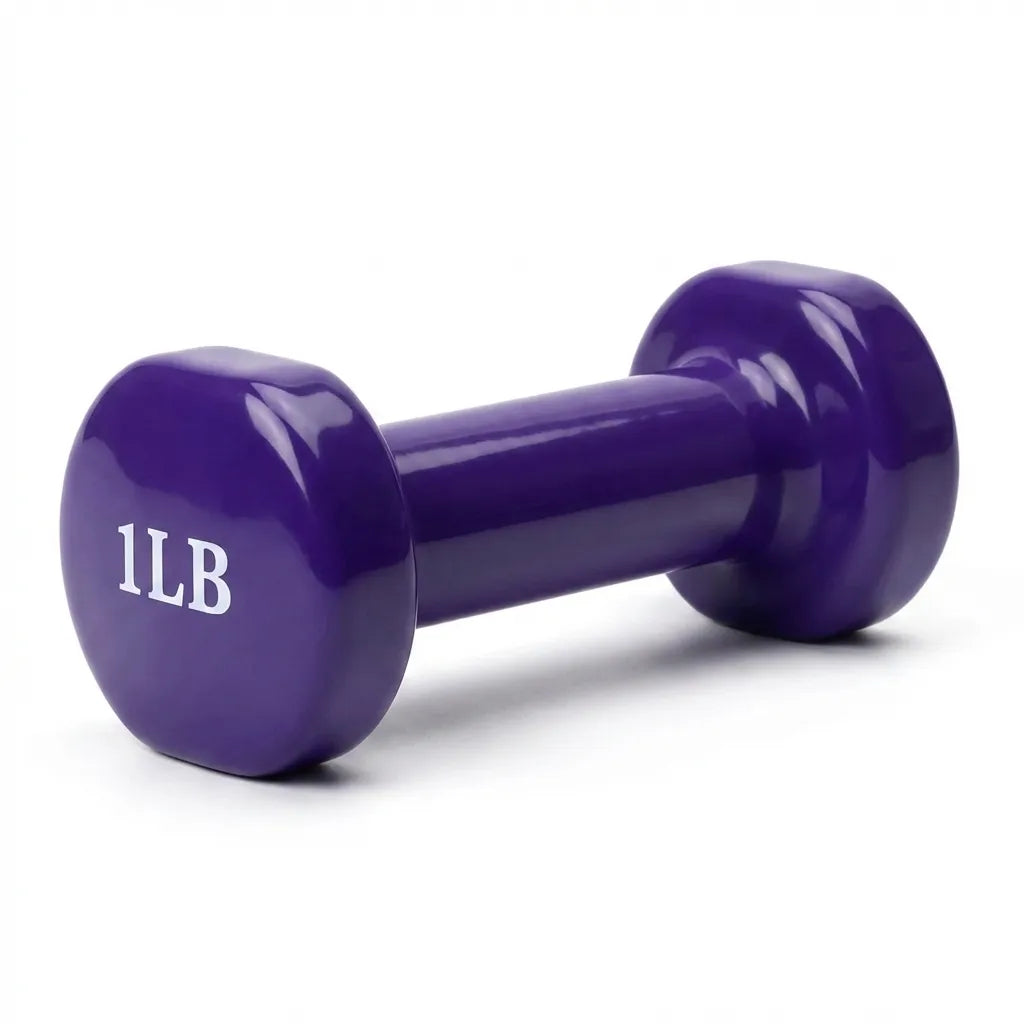 Mancuerna Vinilo 1 Libra — Agarre Antideslizante | iFocus Fit