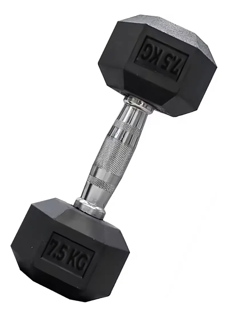 MANCUERNA ENCAUCHETADA 7,5 (HEXAGONAL) — Mancuerna Profesional de Alto Rendimiento | iFocus Fit