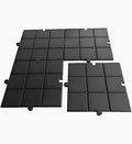 Piso en Caucho 1cm x 50x50cm (0.25m²) — Alta Resistencia | iFocus Fit