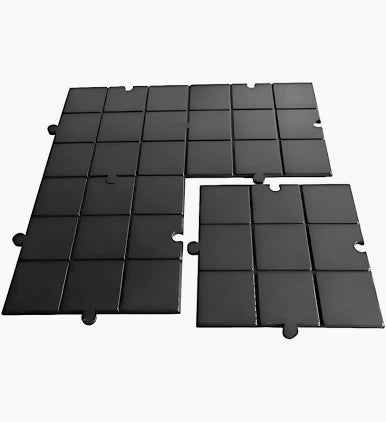 Piso en Caucho 1cm x 50x50cm (0.25m²) — Alta Resistencia | iFocus Fit