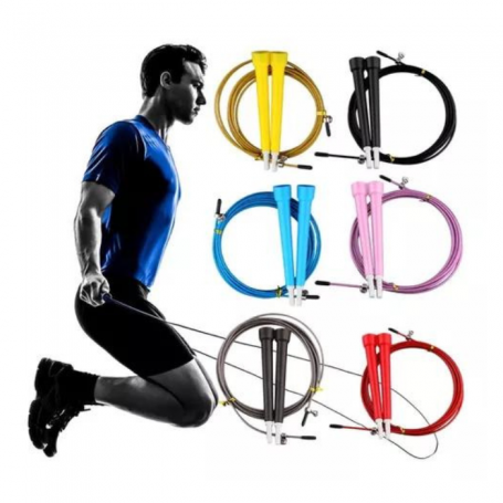 Cuerda para Salto con Guaya y Mango Plástico — Speed Rope para Cardio | iFocus Fit