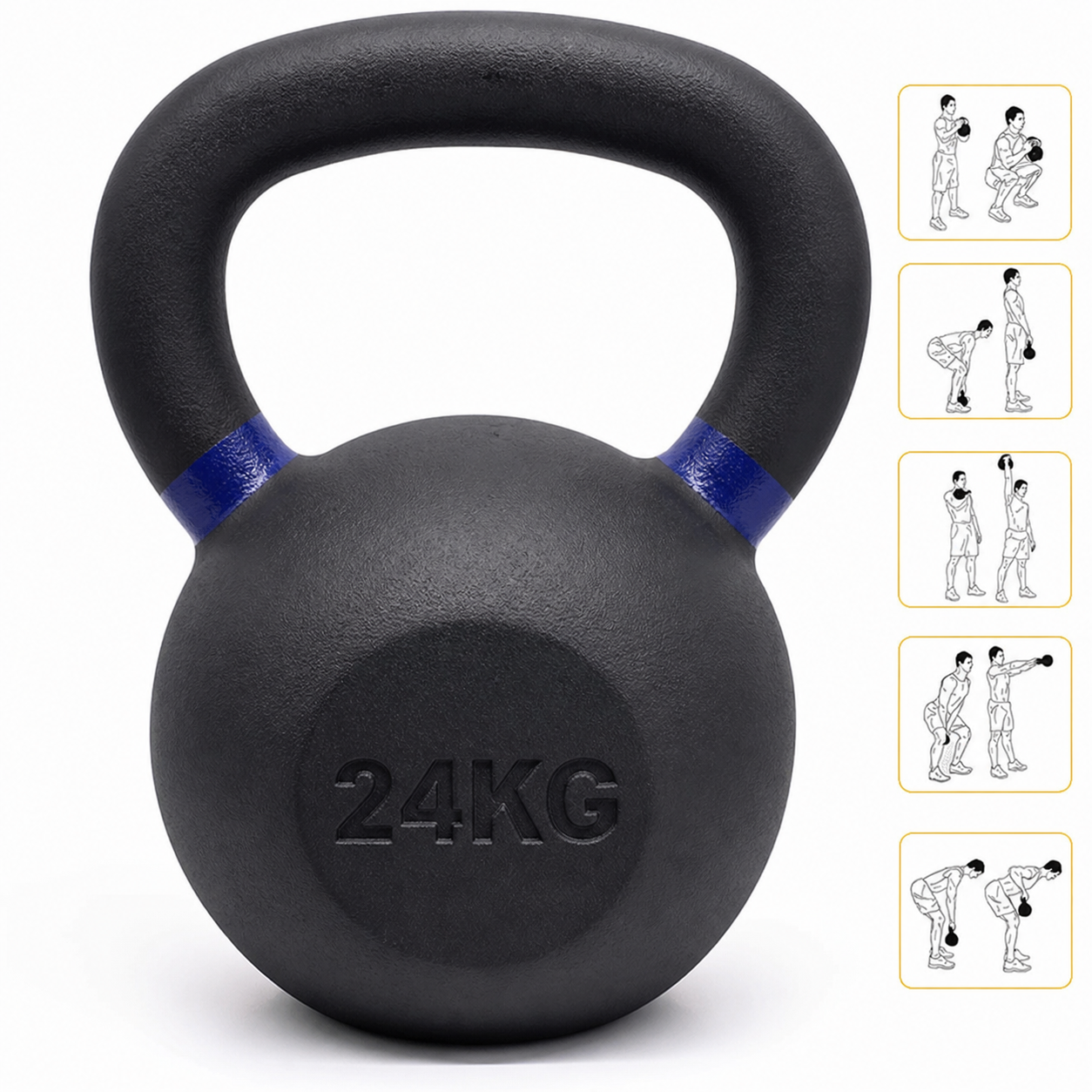 MANCUERNA RUSA 24 KG — Mancuerna Profesional de Alto Rendimiento | iFocus Fit