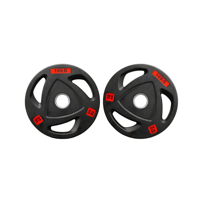 Disco Olímpico con Agarre Ergonómico — Caucho de Alta Resistencia | iFocus Fit