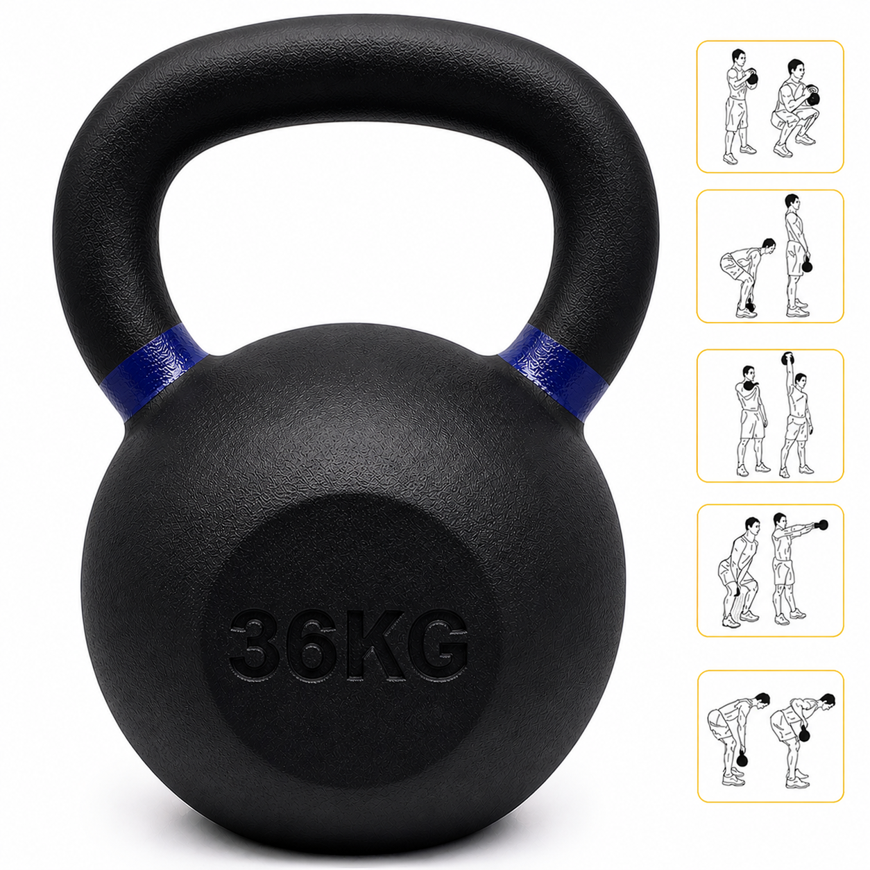 MANCUERNA RUSA 36 KG — Mancuerna Profesional de Alto Rendimiento | iFocus Fit