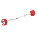 Barra Fija Curva Capitán A. 10Kg PU — Agarre EZ Premium | iFocus Fit