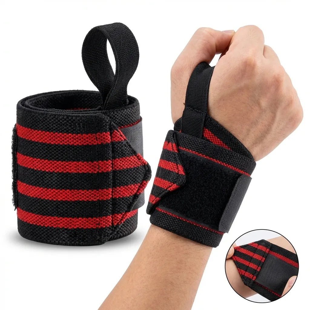 Correas Elásticas Levantamiento Peso — Soporte de Muñeca y Fuerza | iFocus Fit