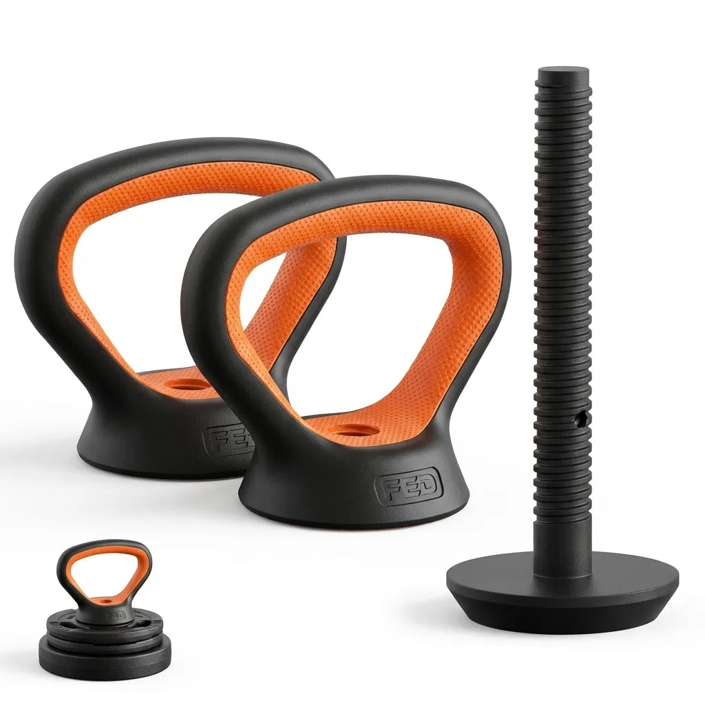 Mango Fed Kettlebell Con Manijas — Adaptador de Pesa Rusa | iFocus Fit