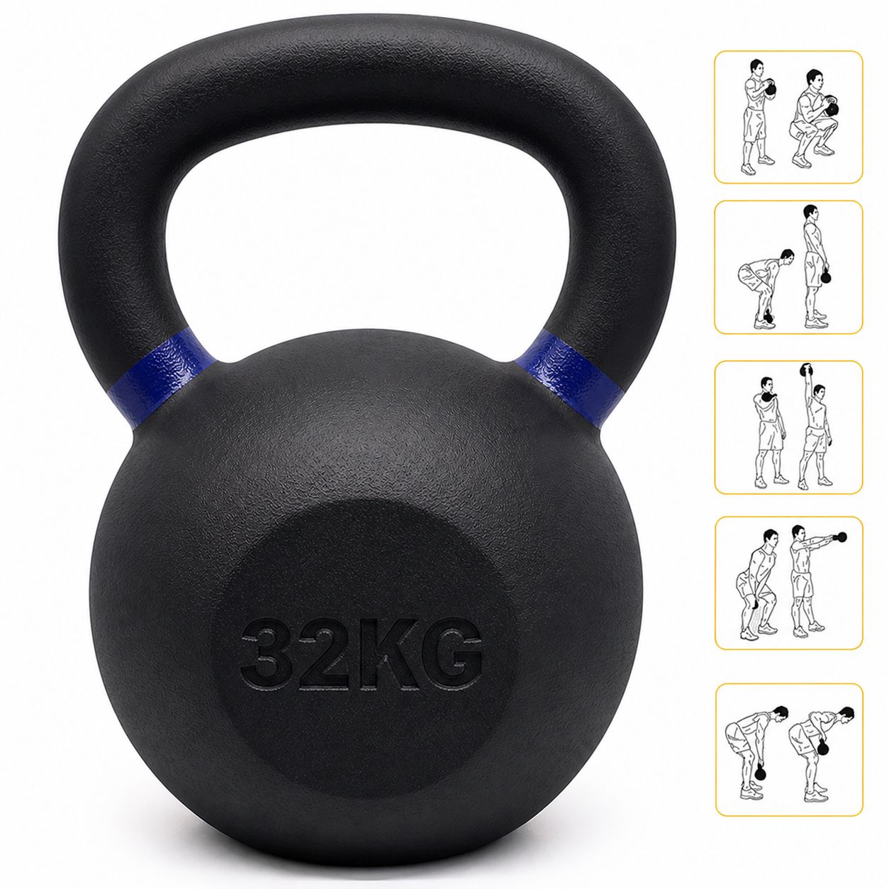 MANCUERNA RUSA 32 KG — Mancuerna Profesional de Alto Rendimiento | iFocus Fit