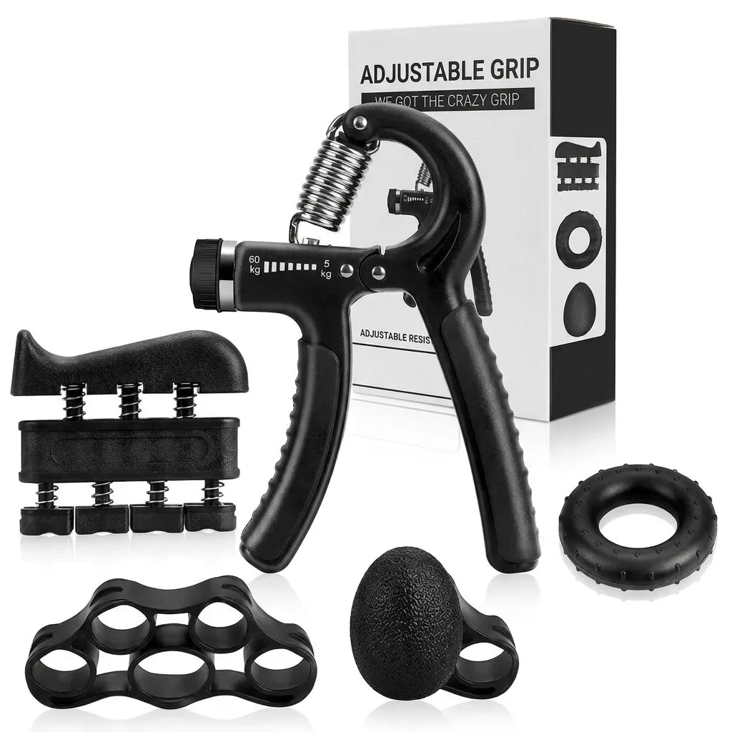 Set Hand Grip 5Pcs Fortalecimiento De Mano — Kit de Entrenamiento para Agarre y Antebrazo | iFocus Fit