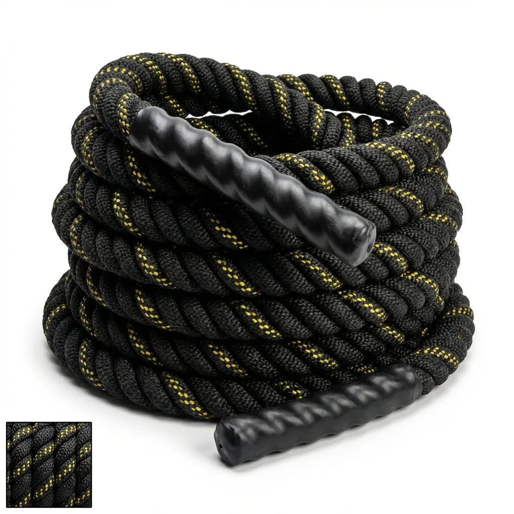 Soga Batida Cuerda Para Entrenamiento 38mm x 9m — Battle Rope de Alta Resistencia | iFocus Fit